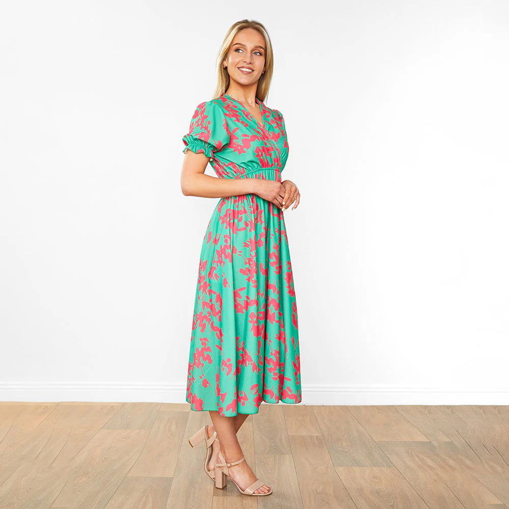 Bonnie Dress (Green Orchid) - Image 11