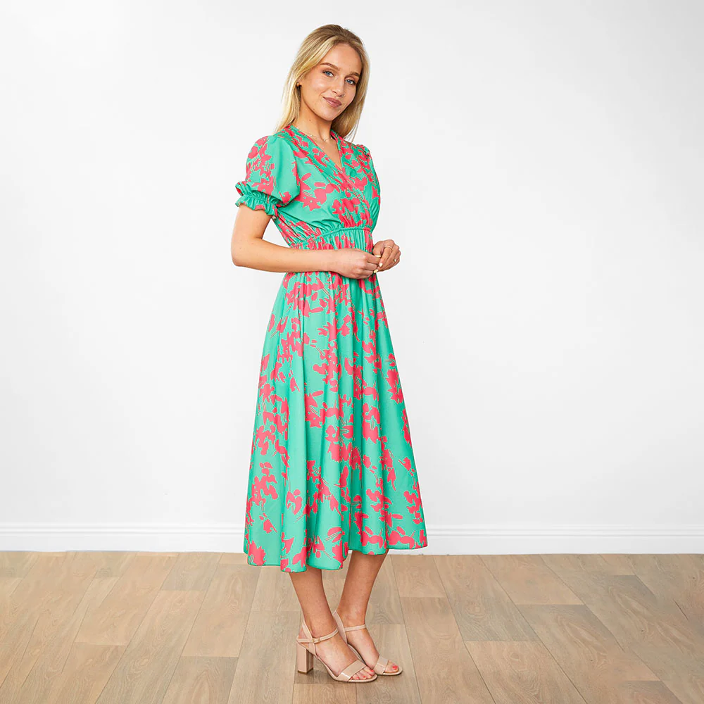 Bonnie Dress (Green Orchid) - Image 5