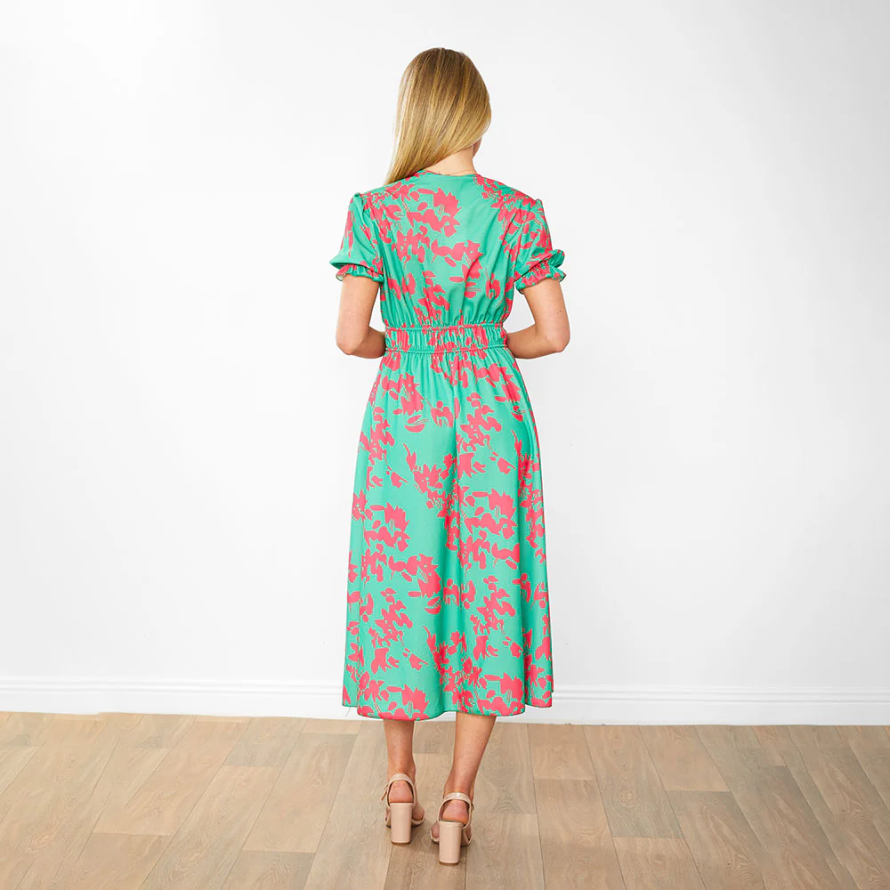 Bonnie Dress (Green Orchid) - Image 6