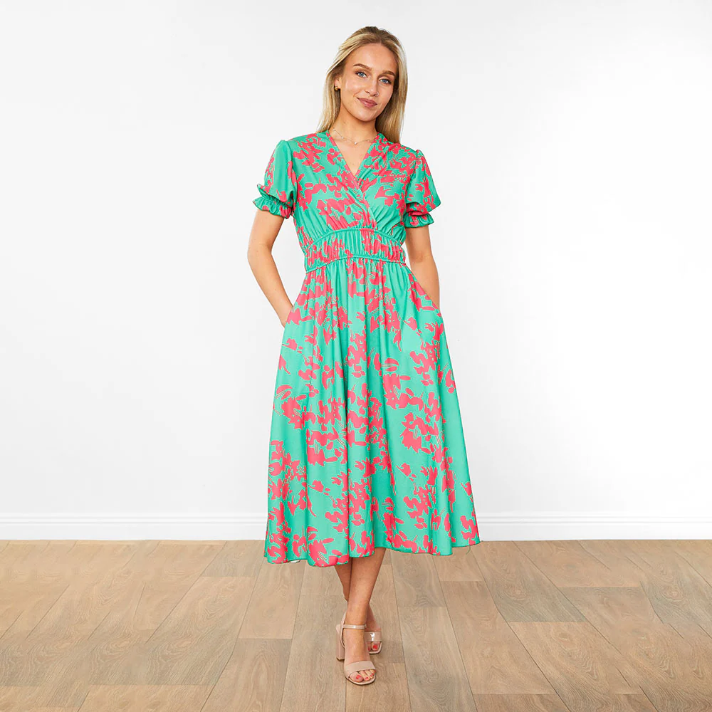 Bonnie Dress (Green Orchid) - Image 7