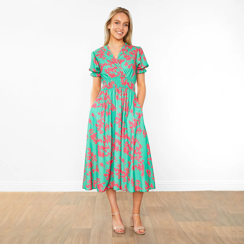 Bonnie Dress (Green Orchid) - Image 8