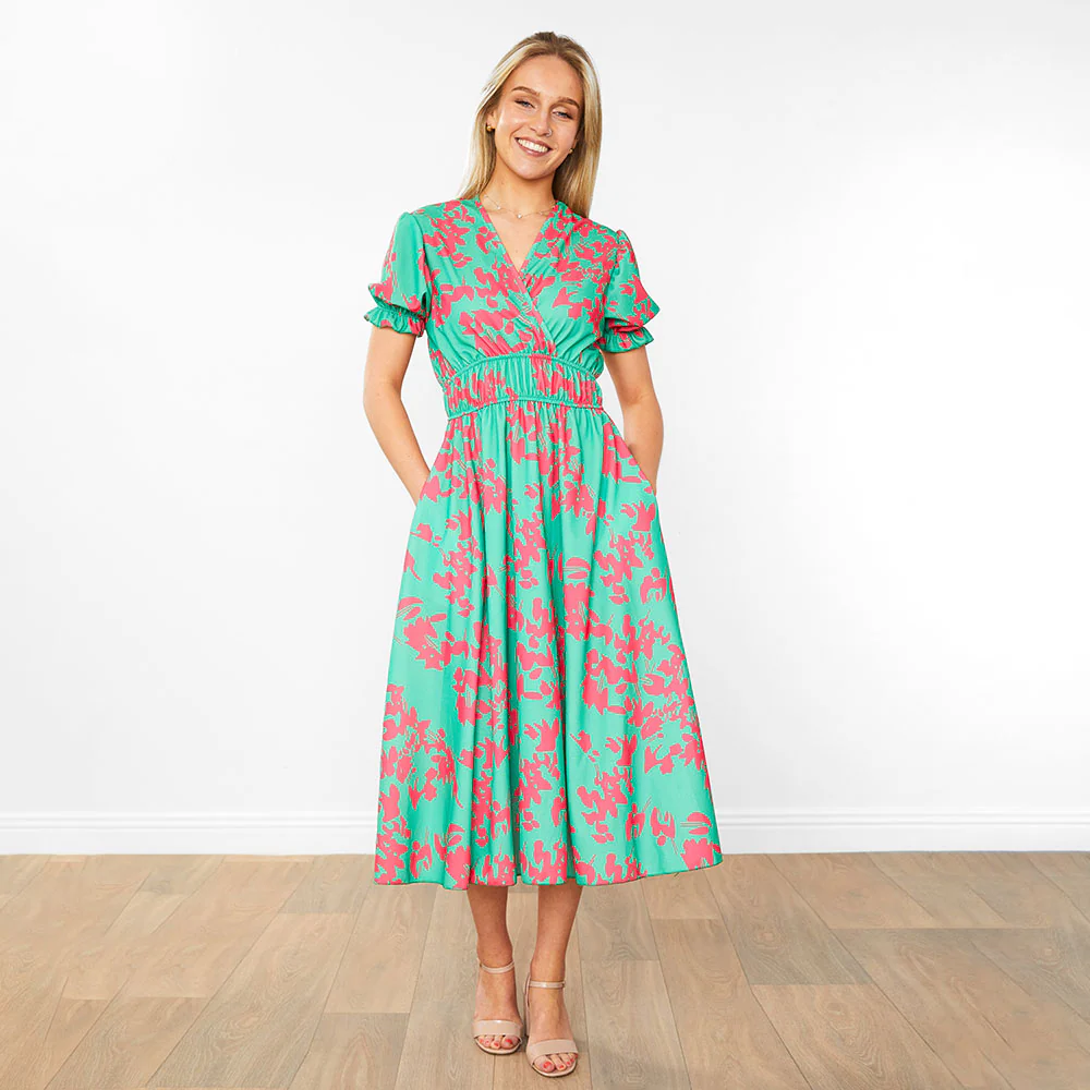 Bonnie Dress (Green Orchid) - Image 9