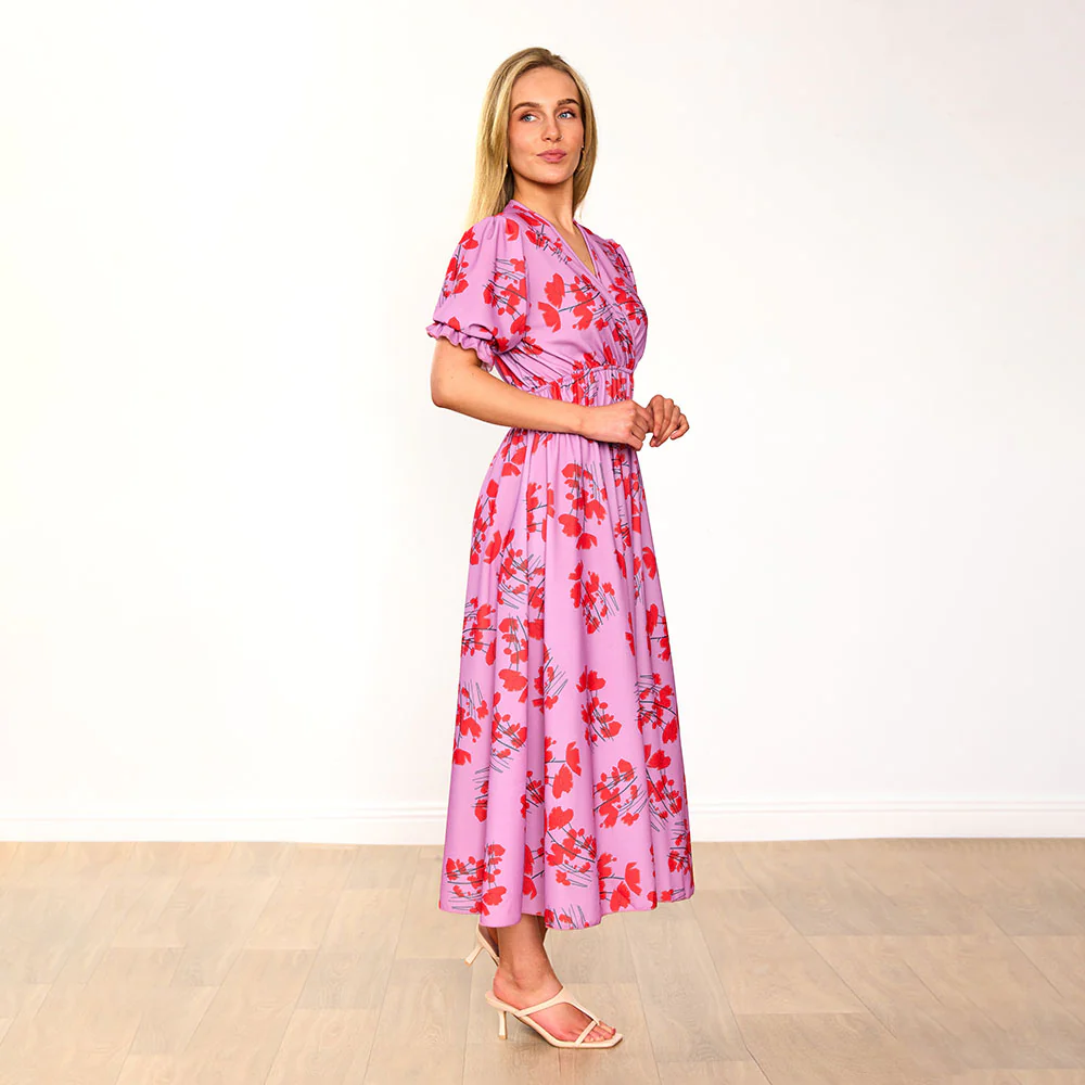 Bonnie Dress  Lavender/Poppy & Amber/Blue Bell for €90.00 - Image 10