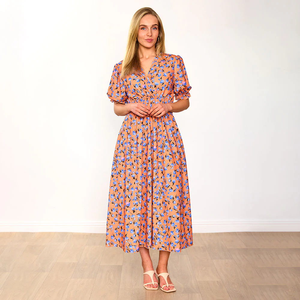 Bonnie Dress  Lavender/Poppy & Amber/Blue Bell for €90.00 - Image 3