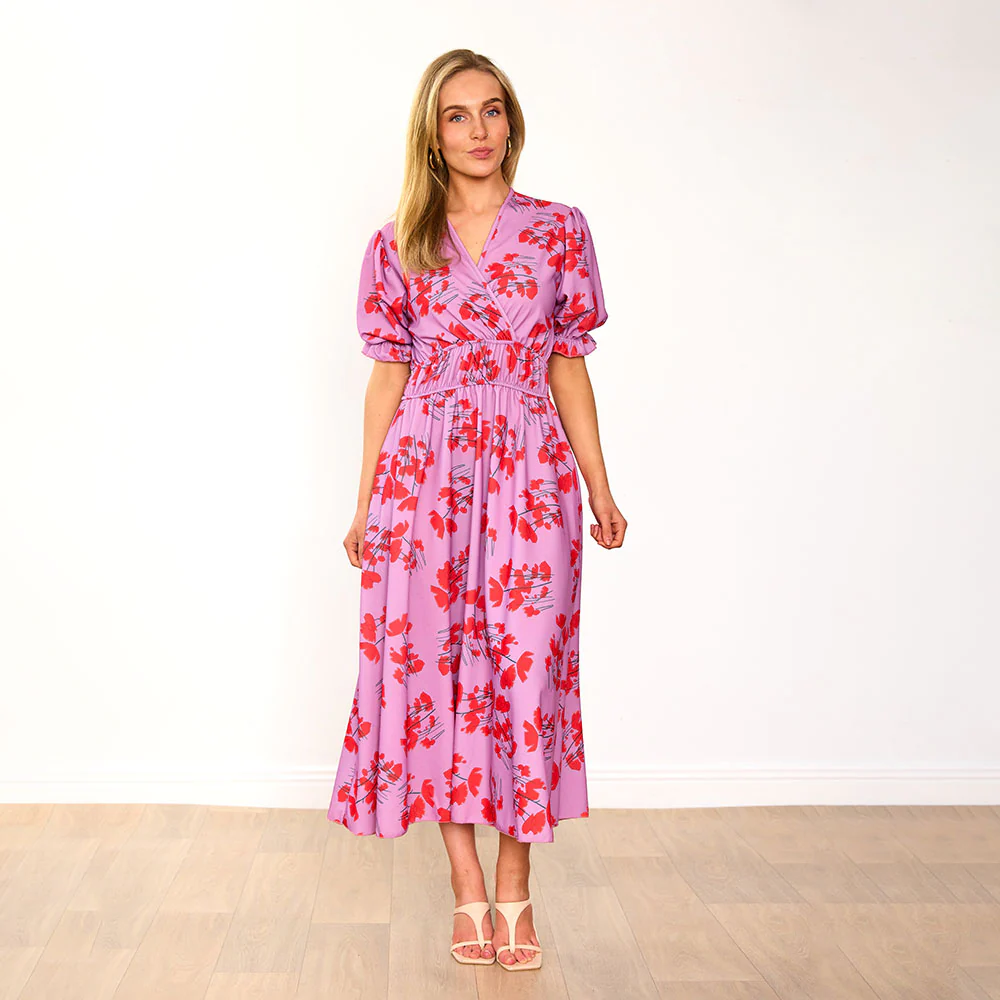 Bonnie Dress  Lavender/Poppy & Amber/Blue Bell for €90.00 - Image 4