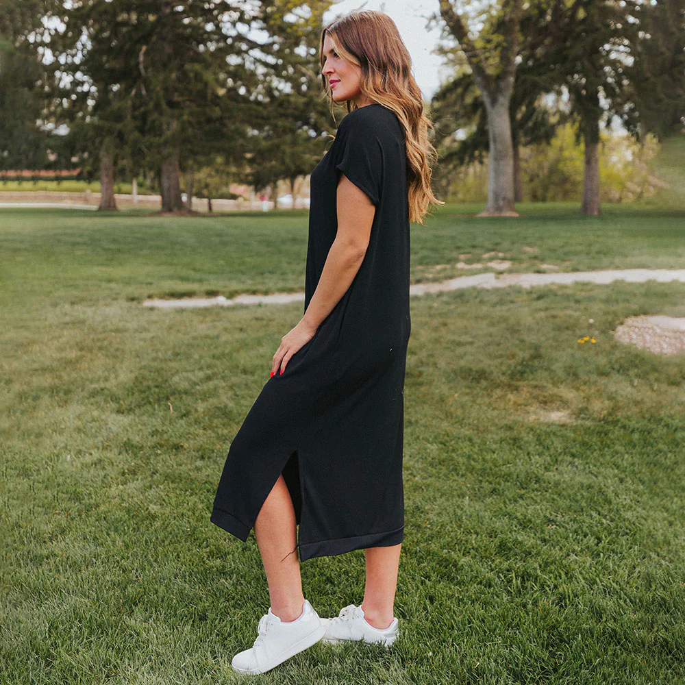 Bree Dress (Black) - Image 9
