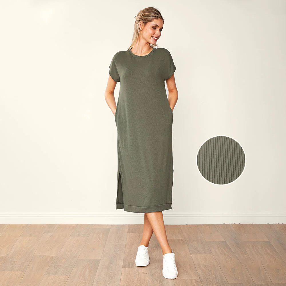 Bree Dress (Khaki)