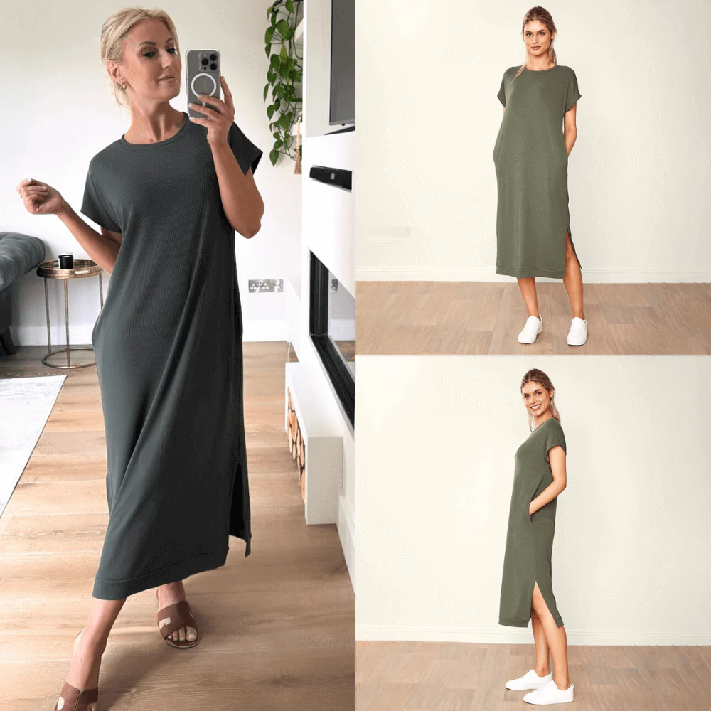 Bree Dress (Khaki) - Image 2