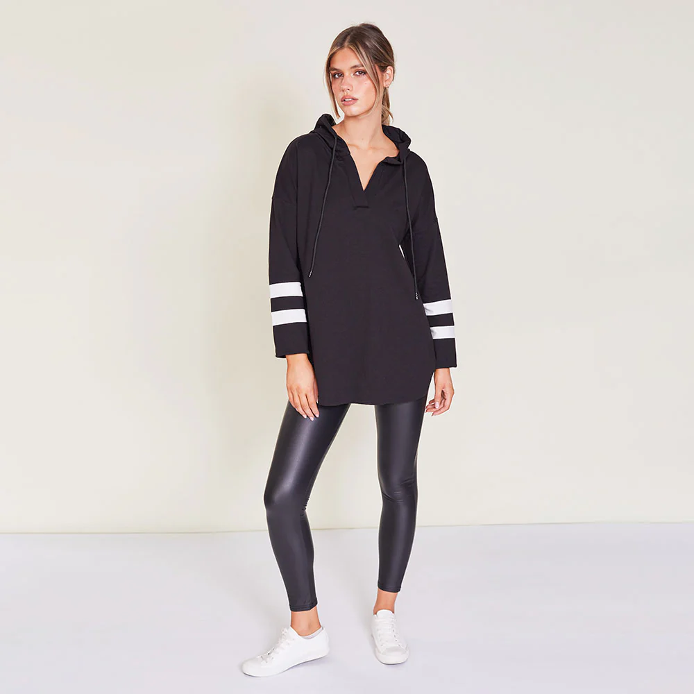 Bree Hoody (Black/White) - Image 2
