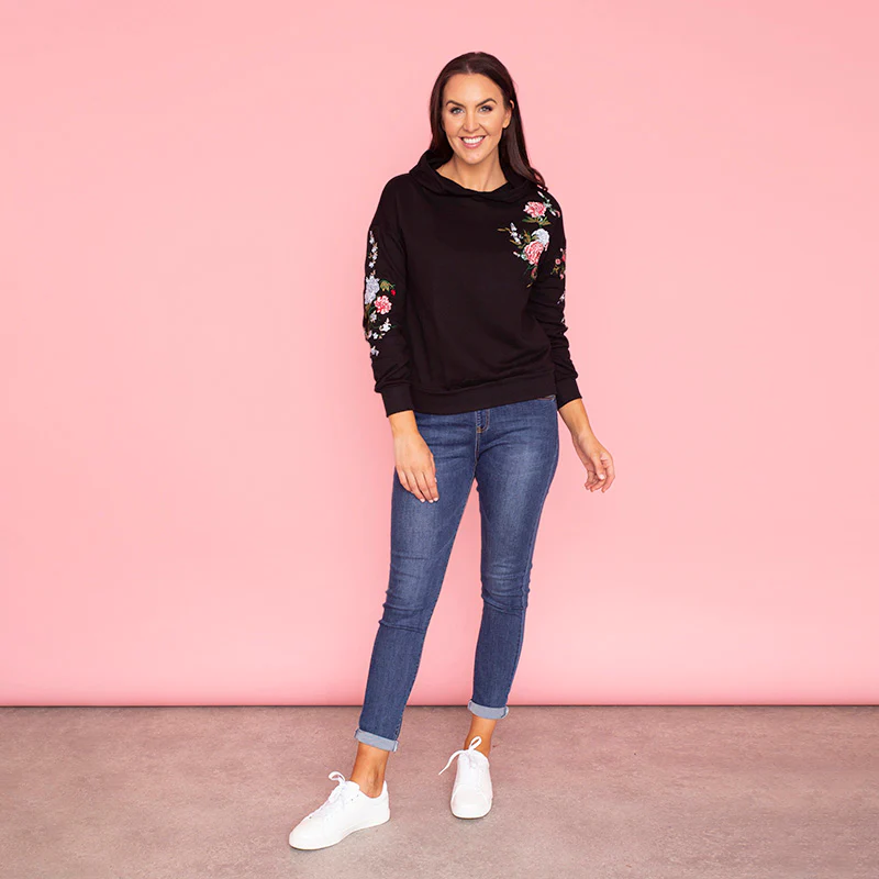 Brona Hoody (Black) - Image 2