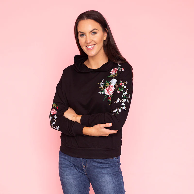Brona Hoody (Black) - Image 5