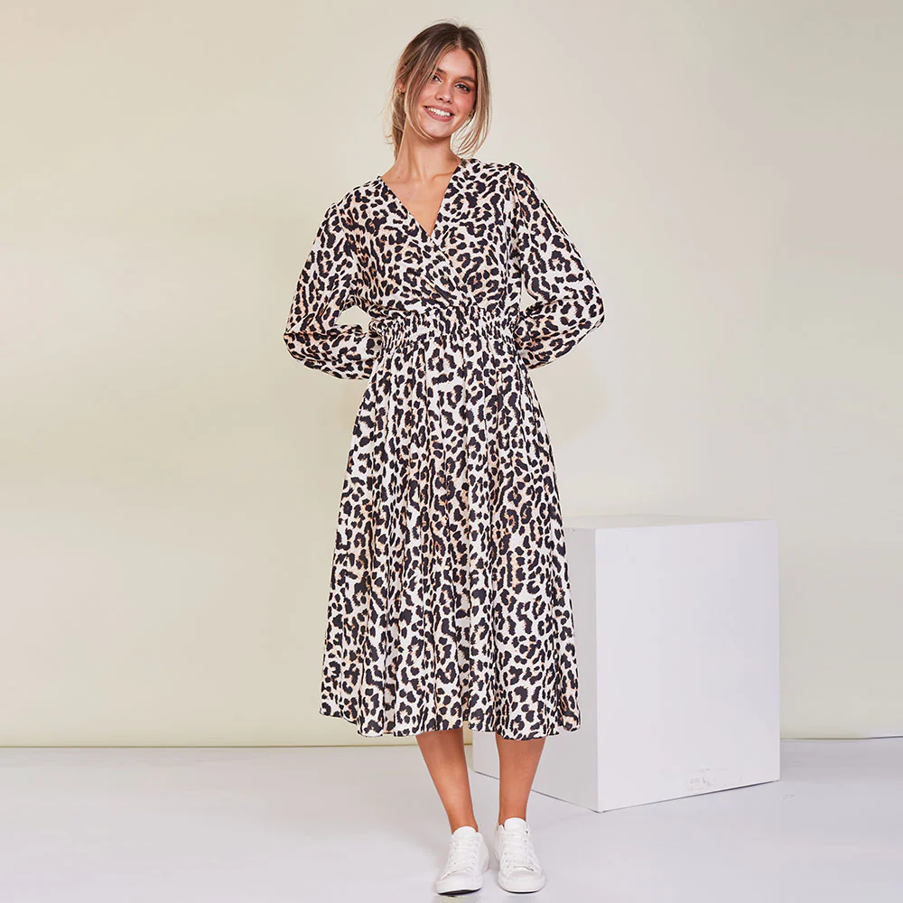 Caitlin Dress (Leopard) - Image 9