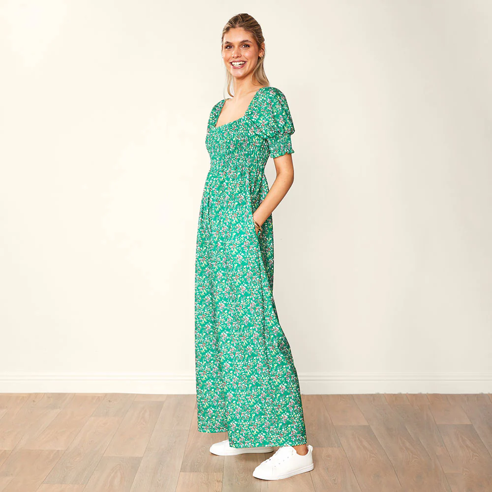 Camilla Jumpsuit (Green Floral) - Image 5
