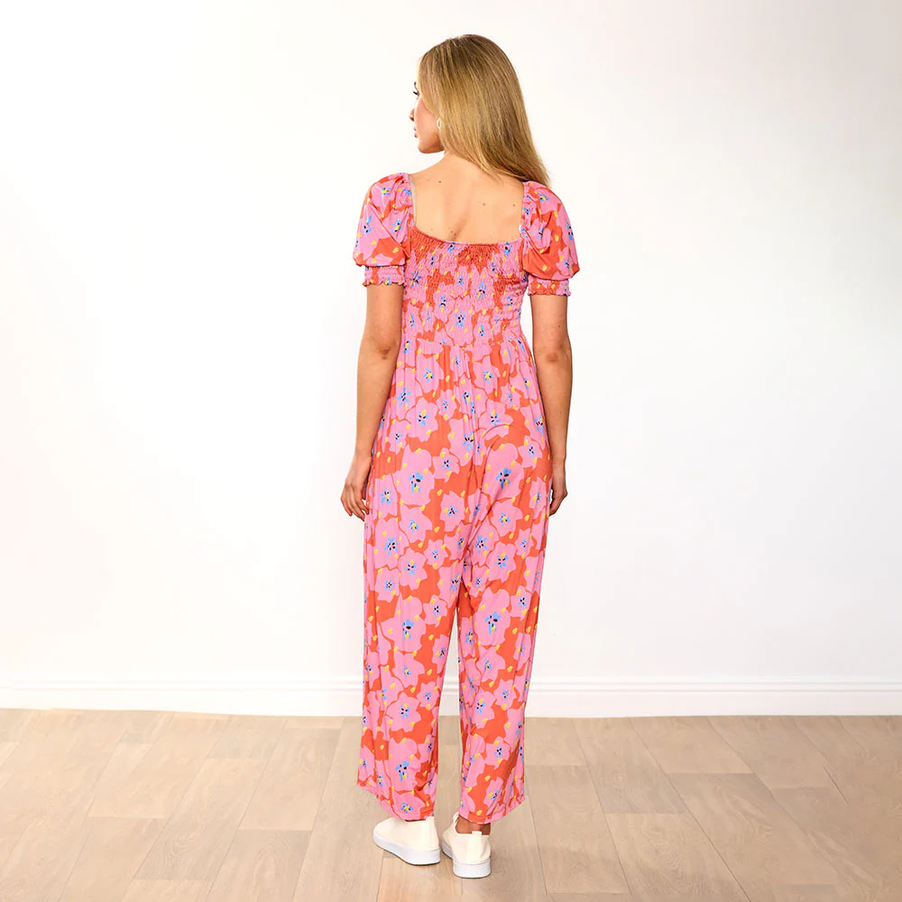 Camilla Jumpsuit (Red Pink Floral) - Image 14