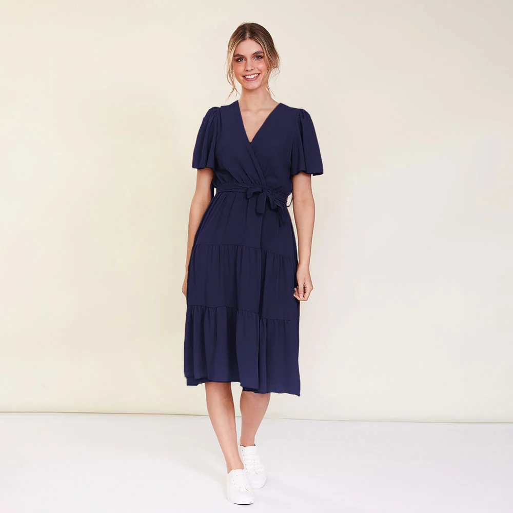 Camille Dress (Navy) - Image 2