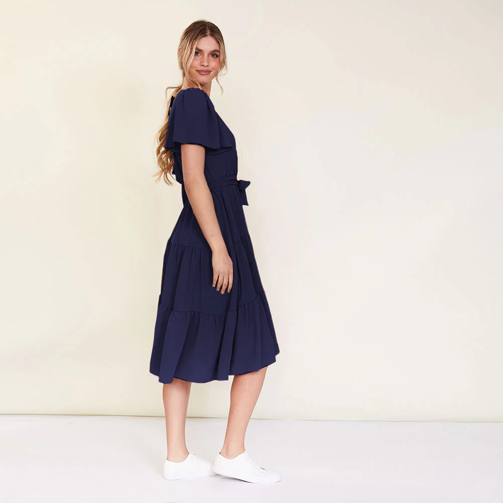 Camille Dress (Navy) - Image 3