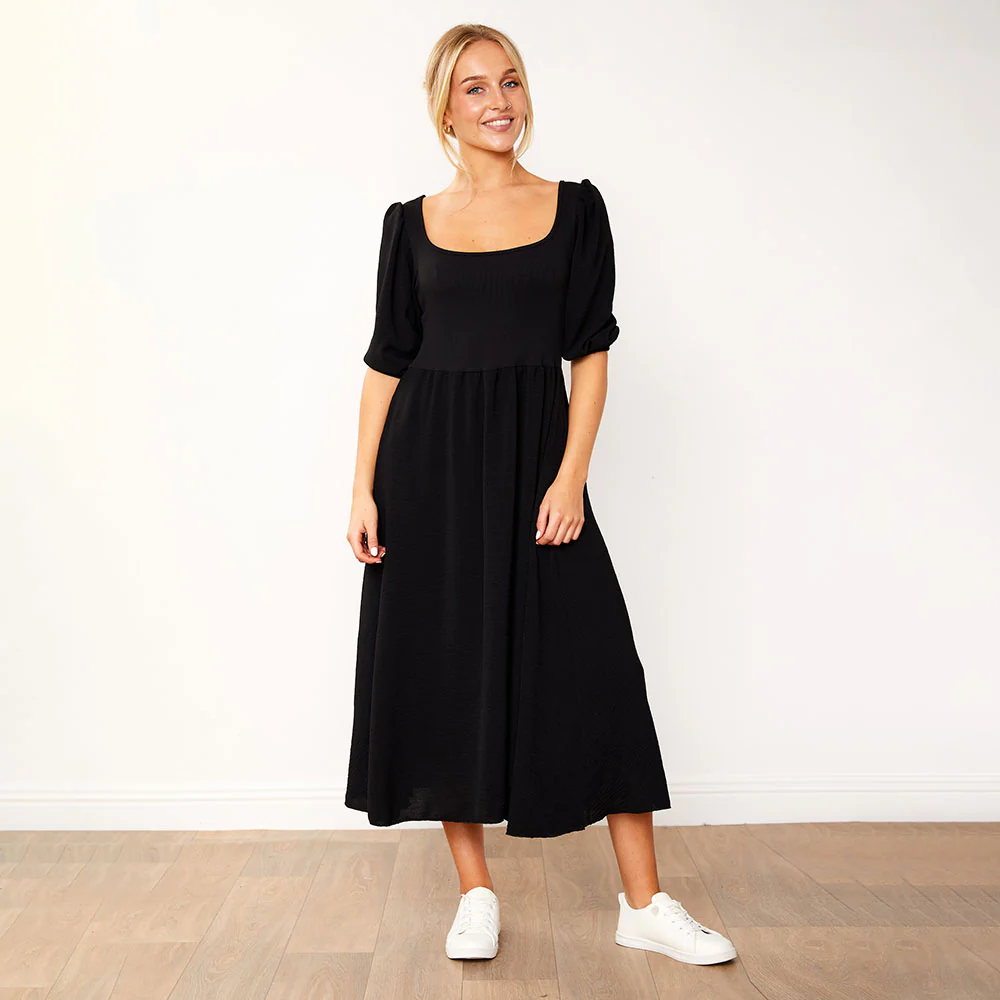 Candice Dress (Black) - Image 10