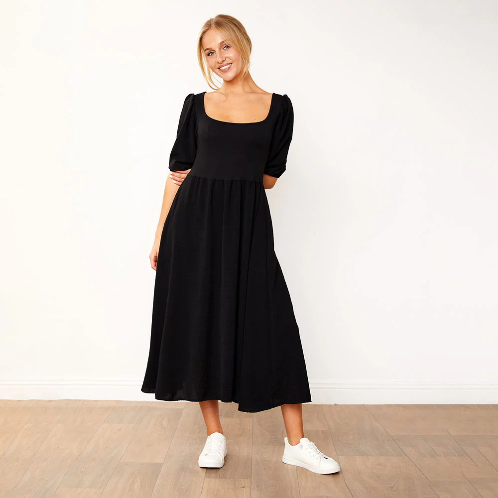 Candice Dress (Black) - Image 11