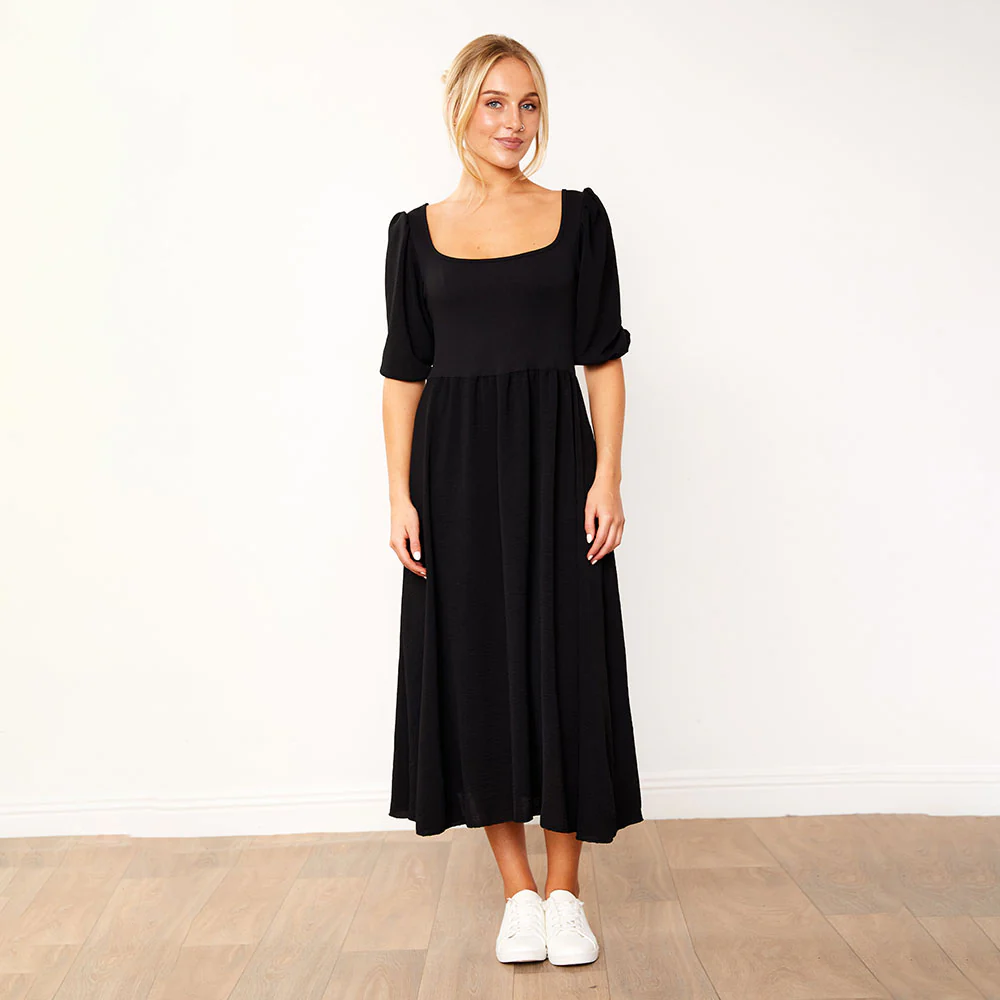 Candice Dress (Black) - Image 12