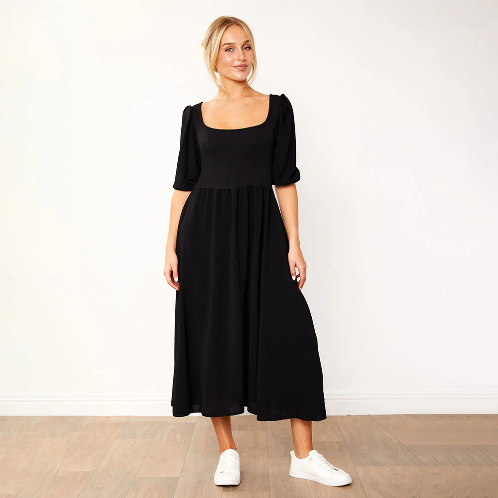 Candice Dress (Black) - Image 13