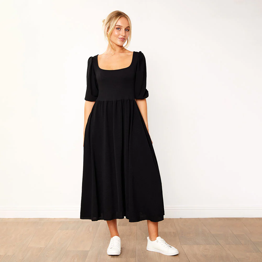 Candice Dress (Black) - Image 14