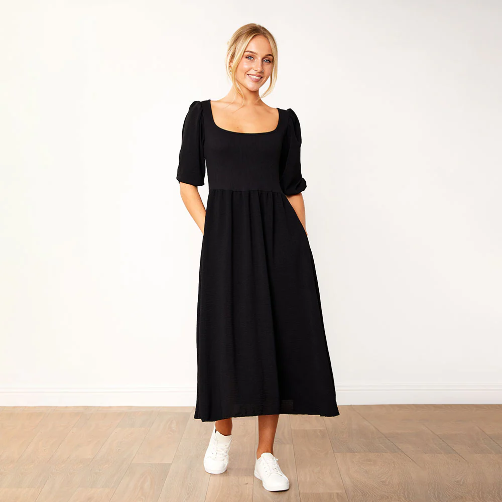 Candice Dress (Black) - Image 15