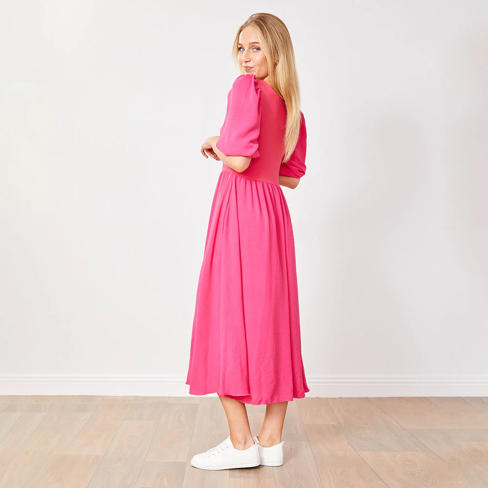 Candice Dress (Fuschia) - Image 11