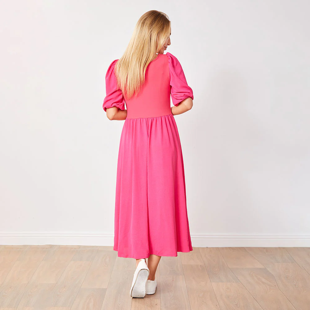 Candice Dress (Fuschia) - Image 12
