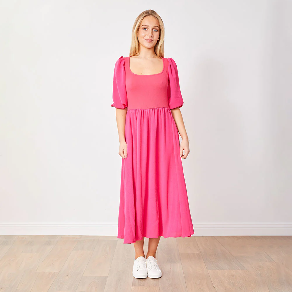 Candice Dress (Fuschia) - Image 3