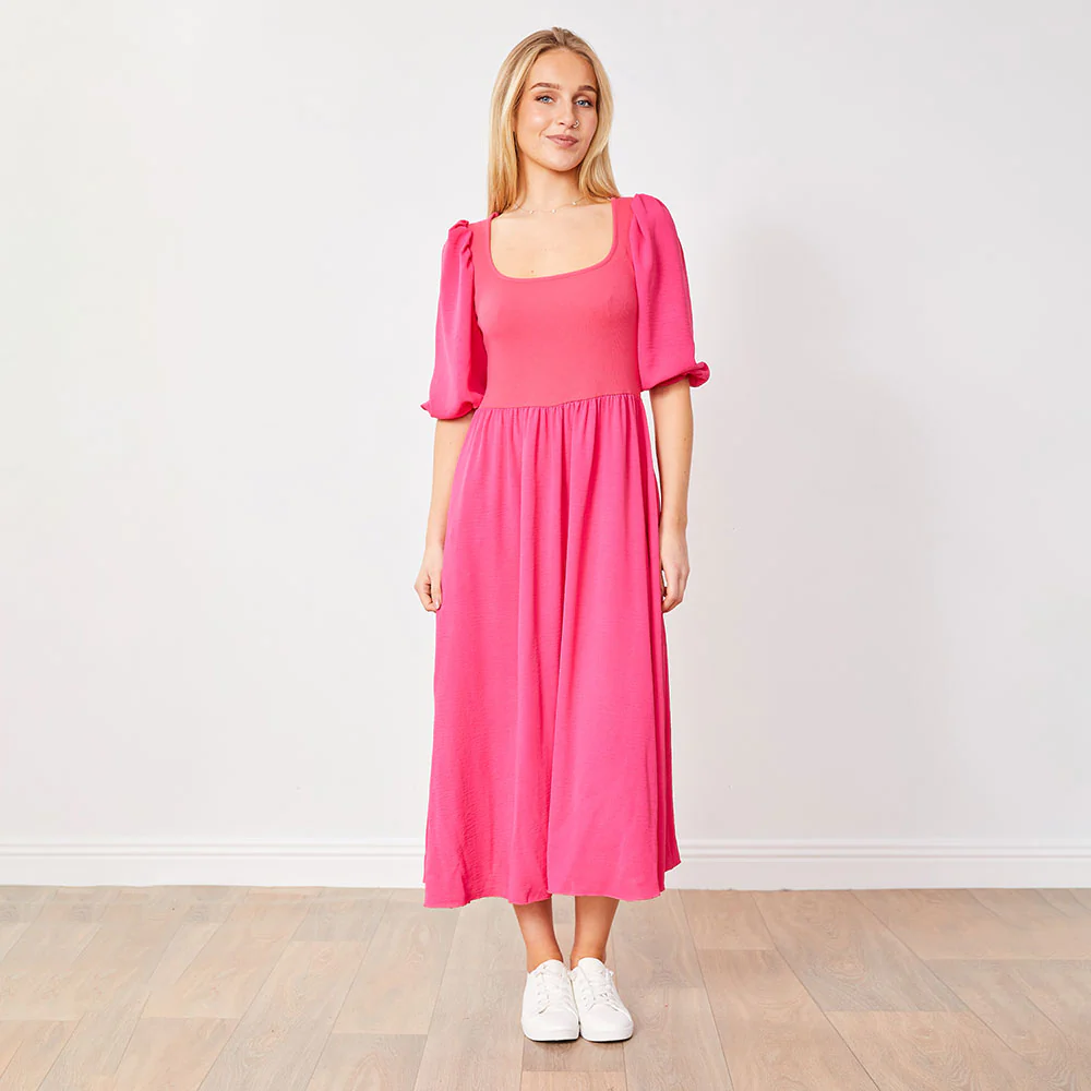 Candice Dress (Fuschia) - Image 4