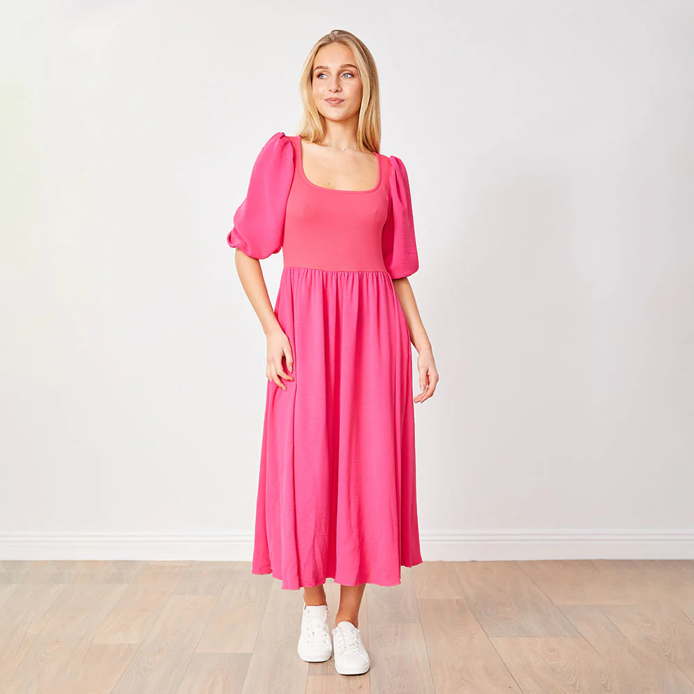 Candice Dress (Fuschia) - Image 7