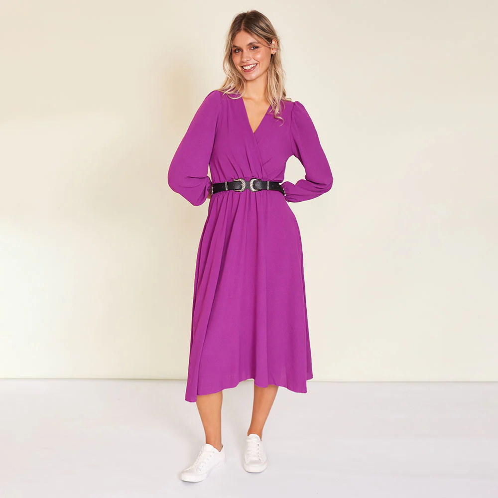Carrie Dress (Berry) - Image 3