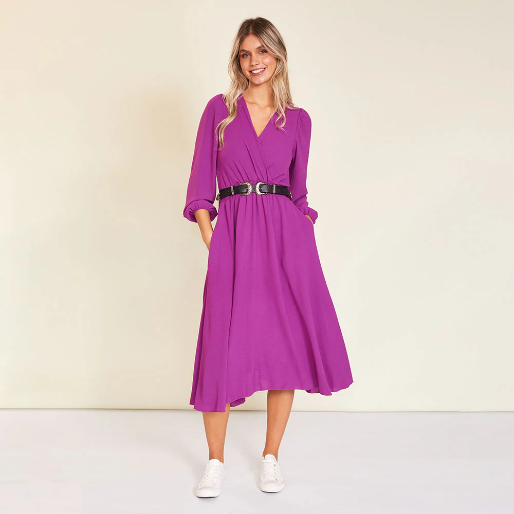 Carrie Dress (Berry) - Image 5