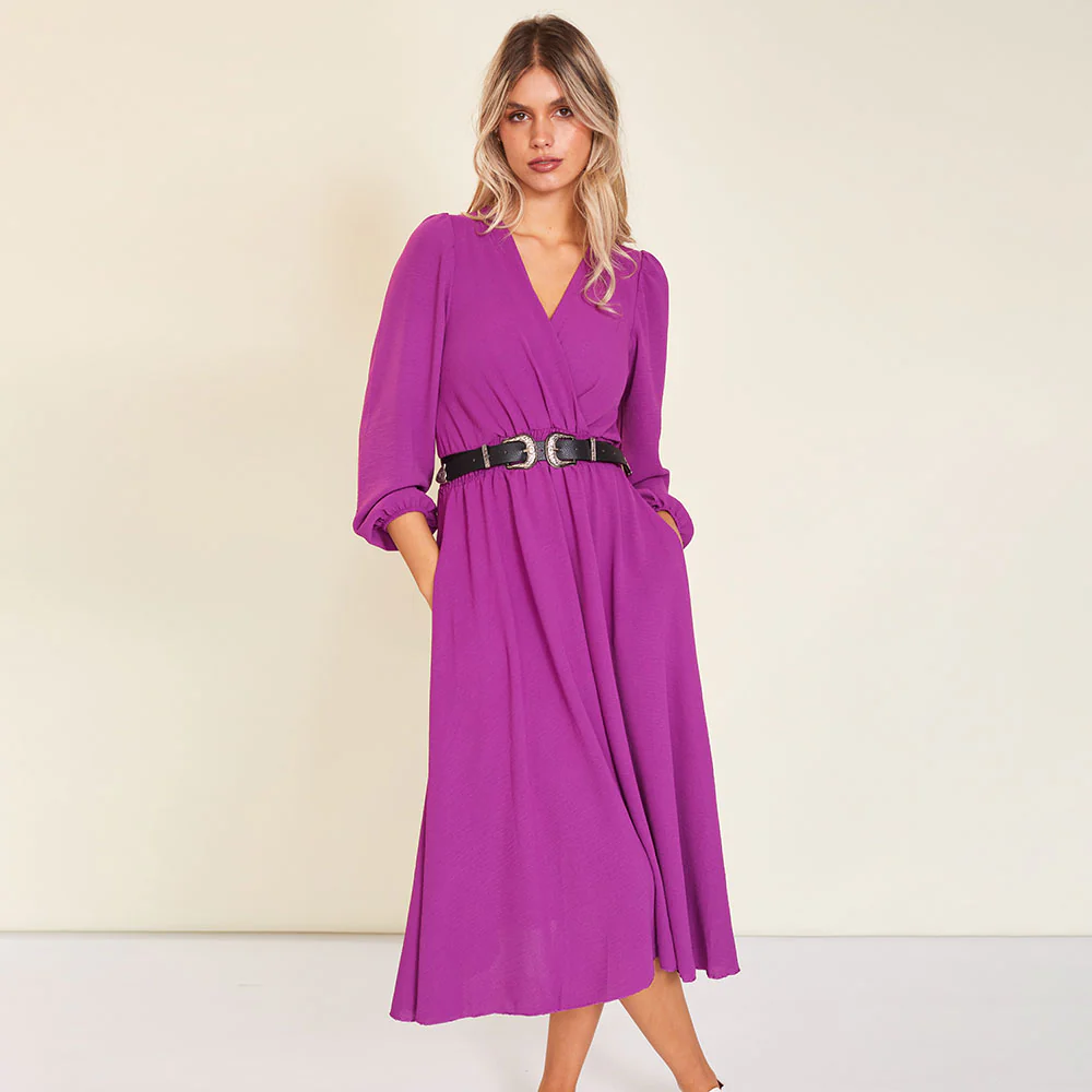 Carrie Dress (Berry) - Image 7