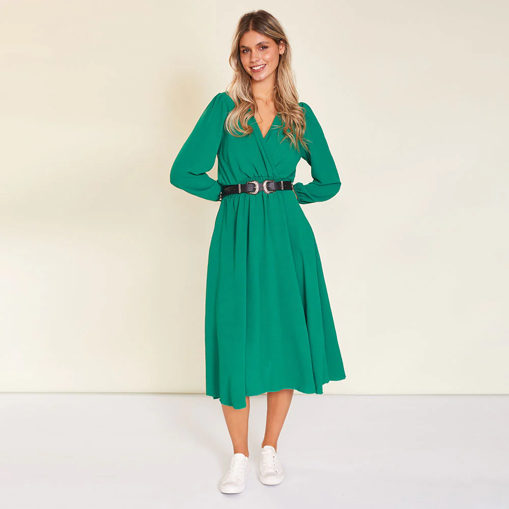Carrie Dress (Forest Green) - Image 2