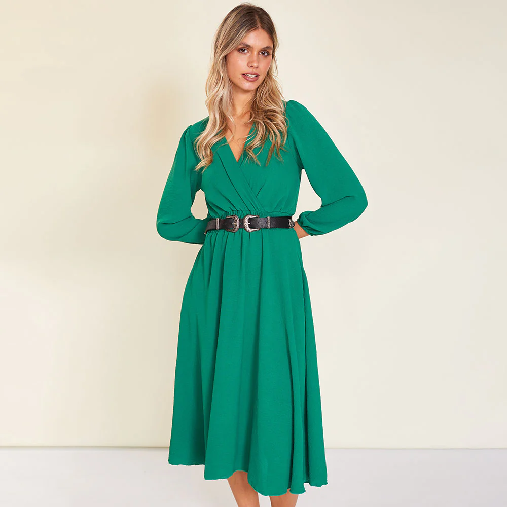 Carrie Dress (Forest Green) - Image 3