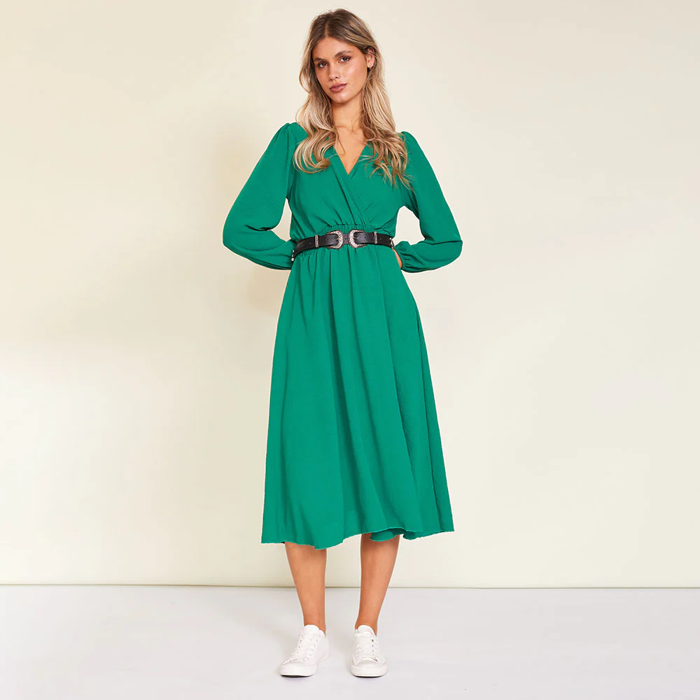 Carrie Dress (Forest Green) - Image 6