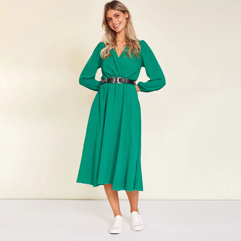 Carrie Dress (Forest Green) - Image 7