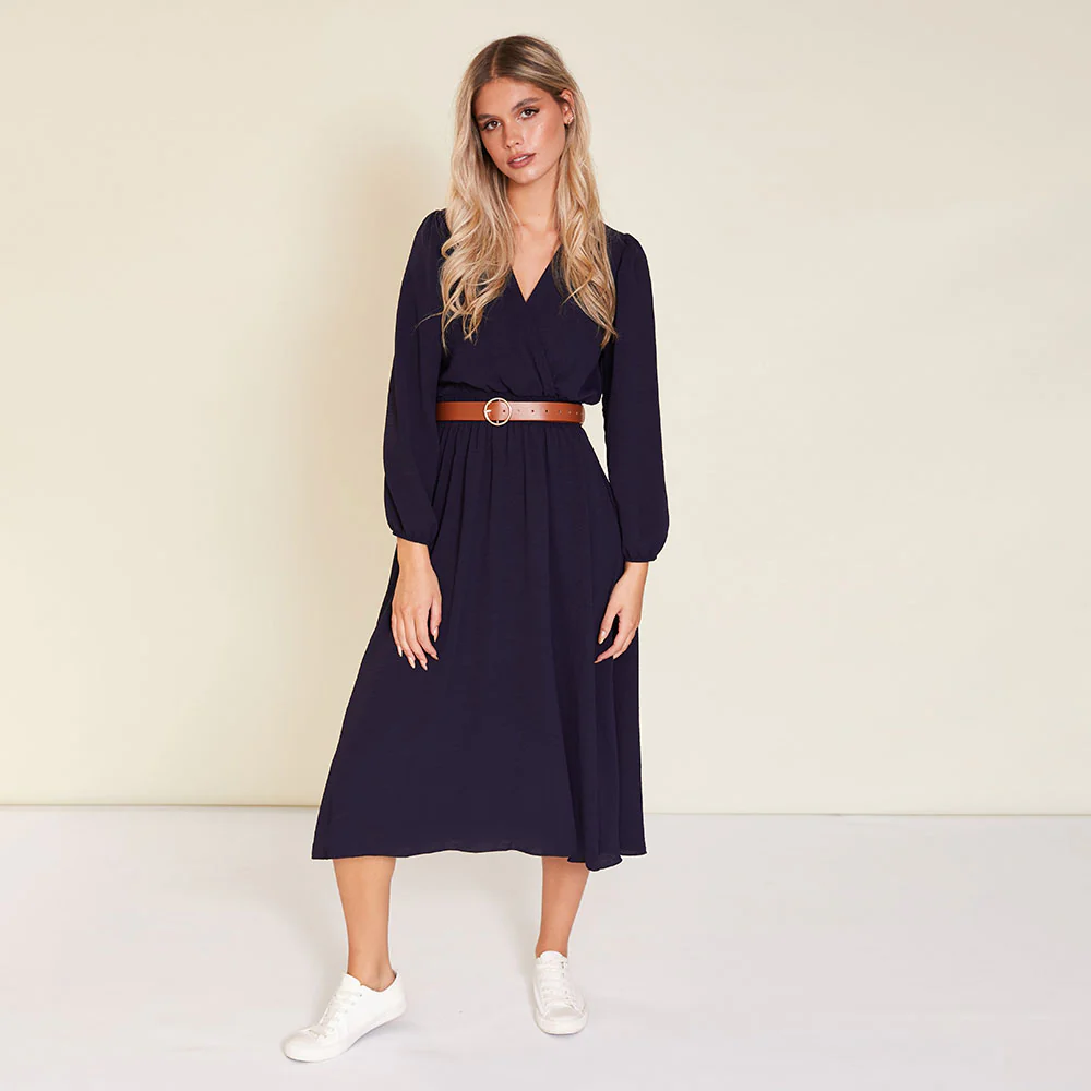 Carrie Dress (Navy) - Image 5