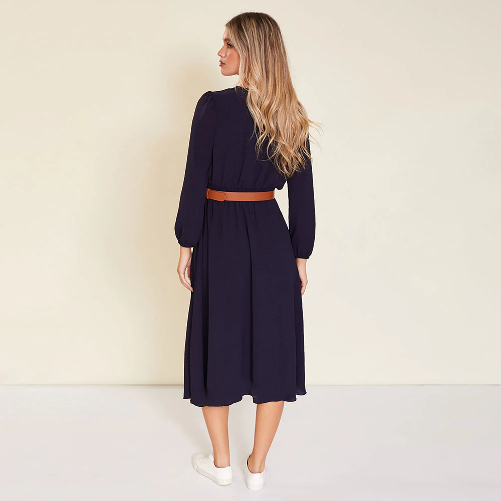 Carrie Dress (Navy) - Image 8