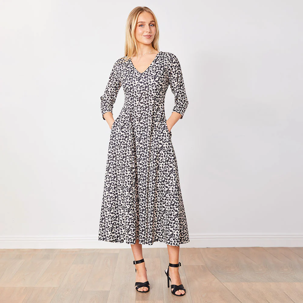 Carter Dress (Black Floral) - Image 10