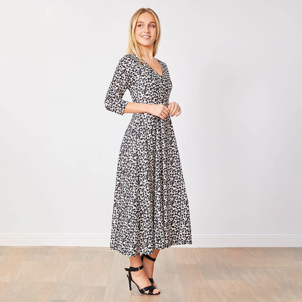 Carter Dress (Black Floral) - Image 11