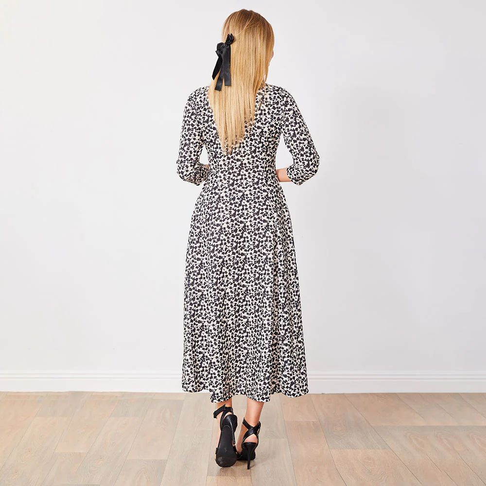 Carter Dress (Black Floral) - Image 12