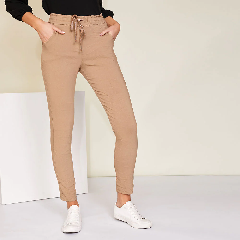 Charlie Stretch Jogger (Sand) - Image 2