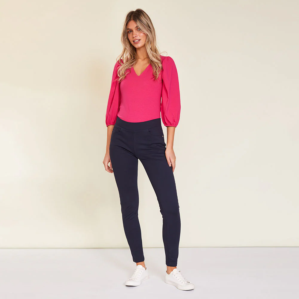 Chloe Leggings (Navy) - Image 3