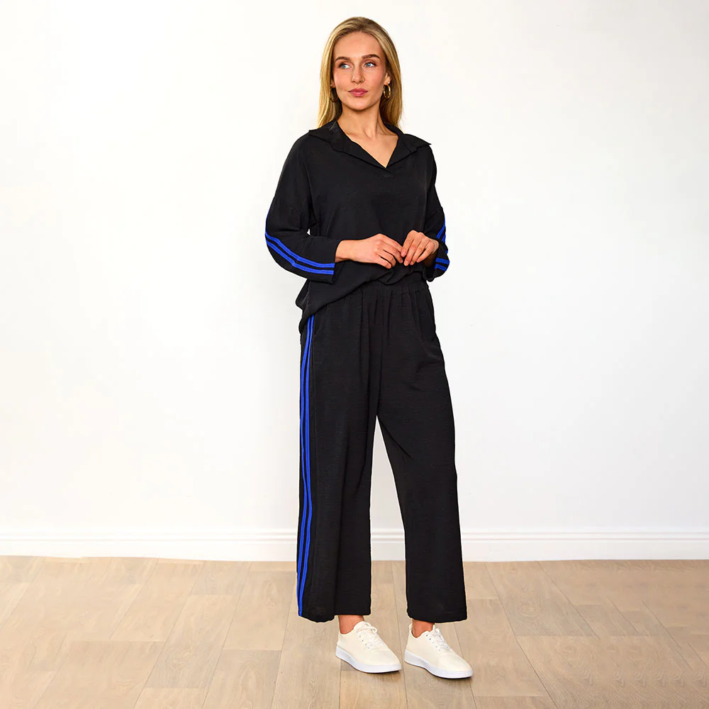 Clara Co-Ord (Black/Cobalt Stripe) & (Navy/Pink Stripe) for €124.00 - Image 8