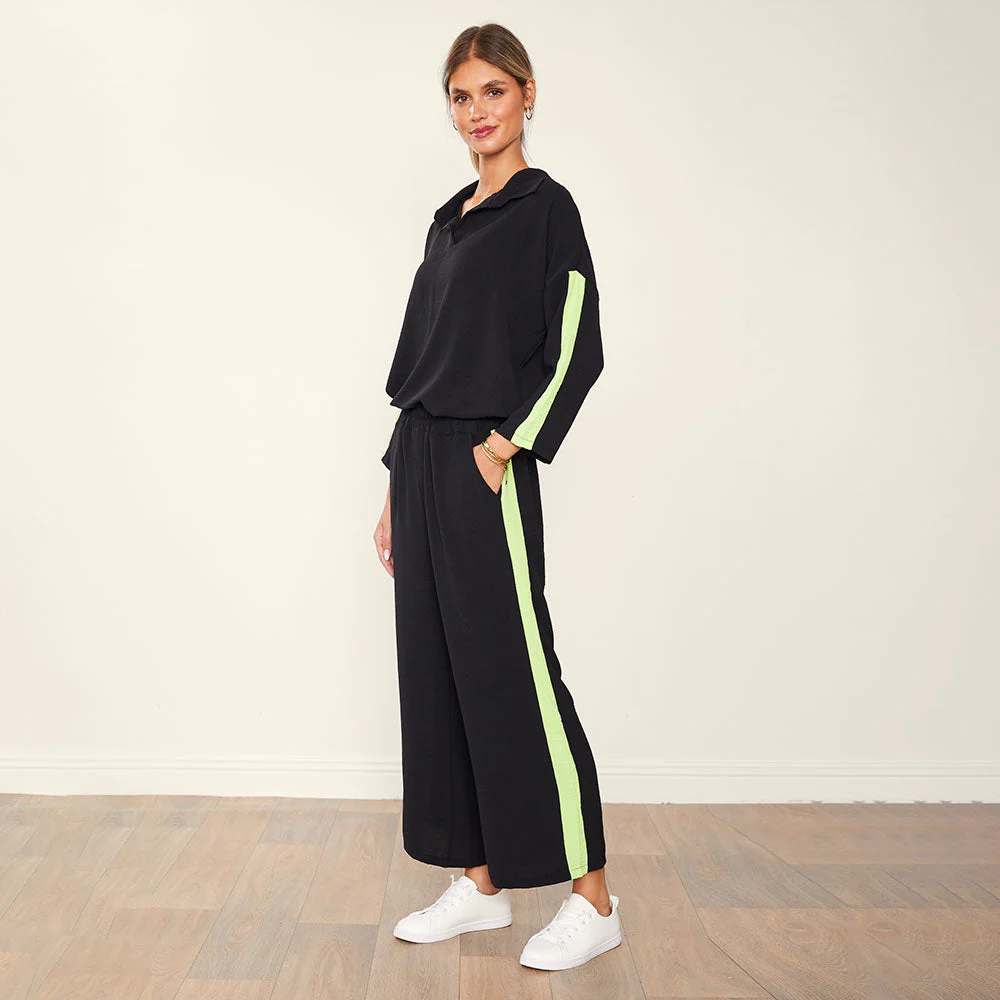 Clara Co-Ord (Black & Lime) - Image 7