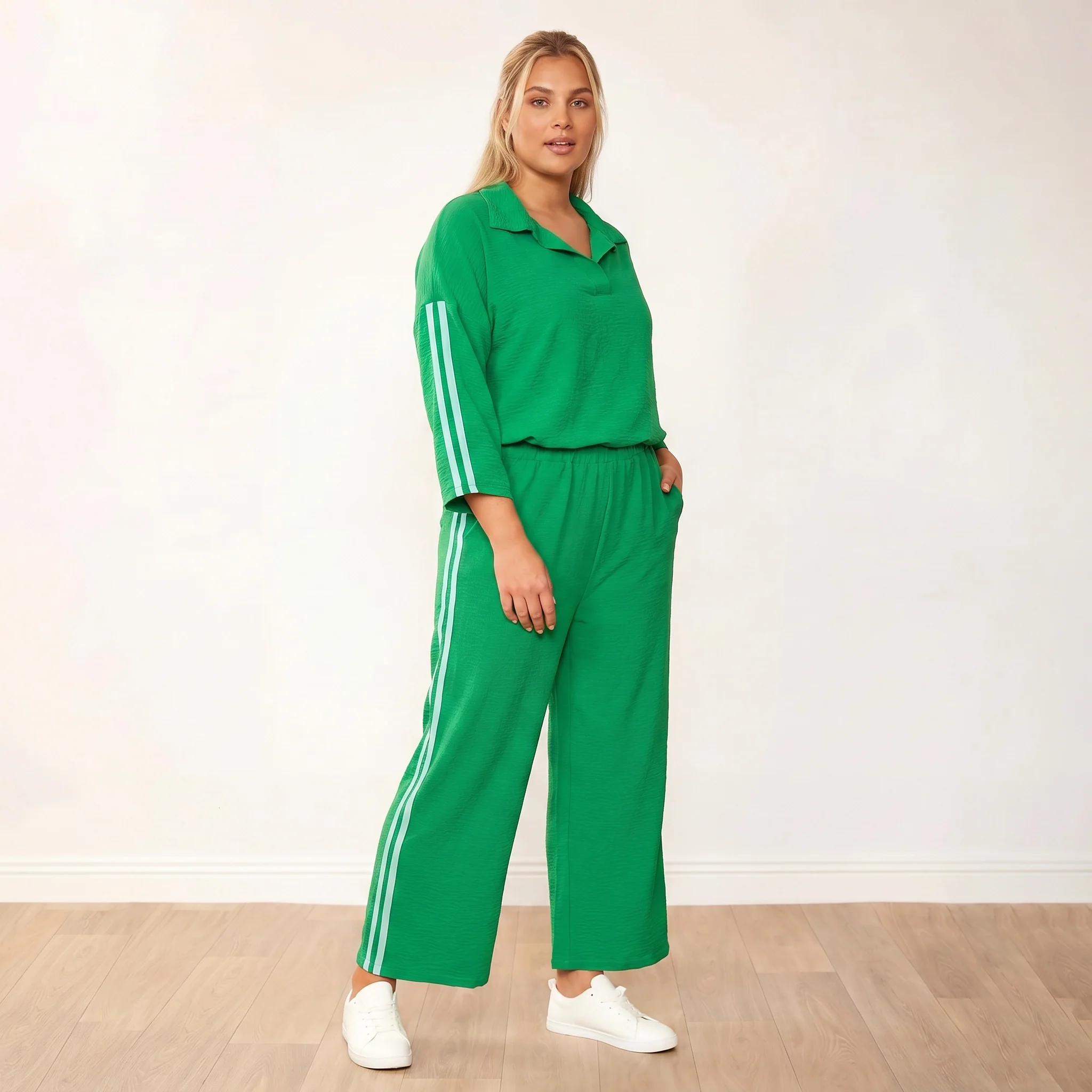 Clara Co-Ord (Green/Mint Stripe) - Image 18