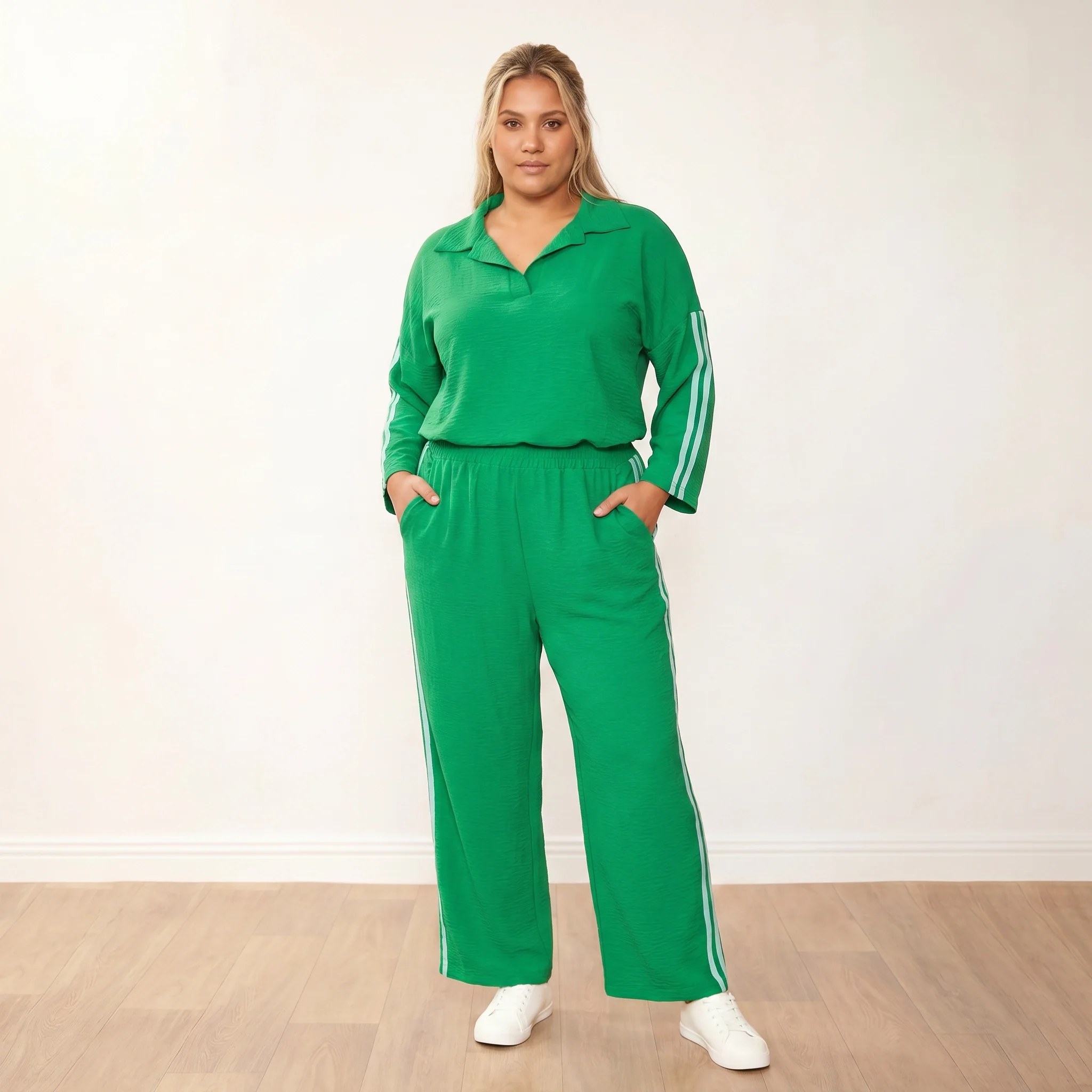 Clara Co-Ord (Green/Mint Stripe) - Image 28