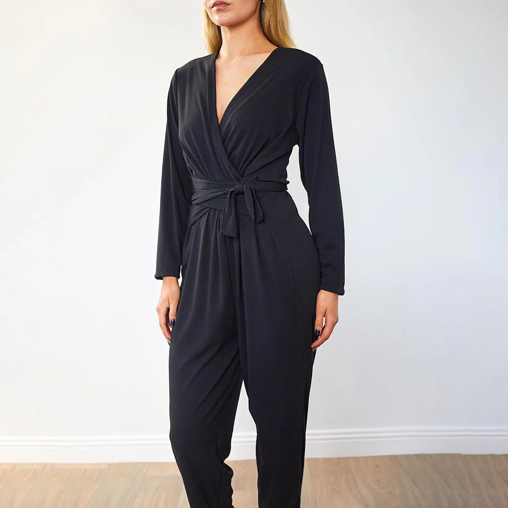 Cliona Jumpsuit (Black) - Image 6